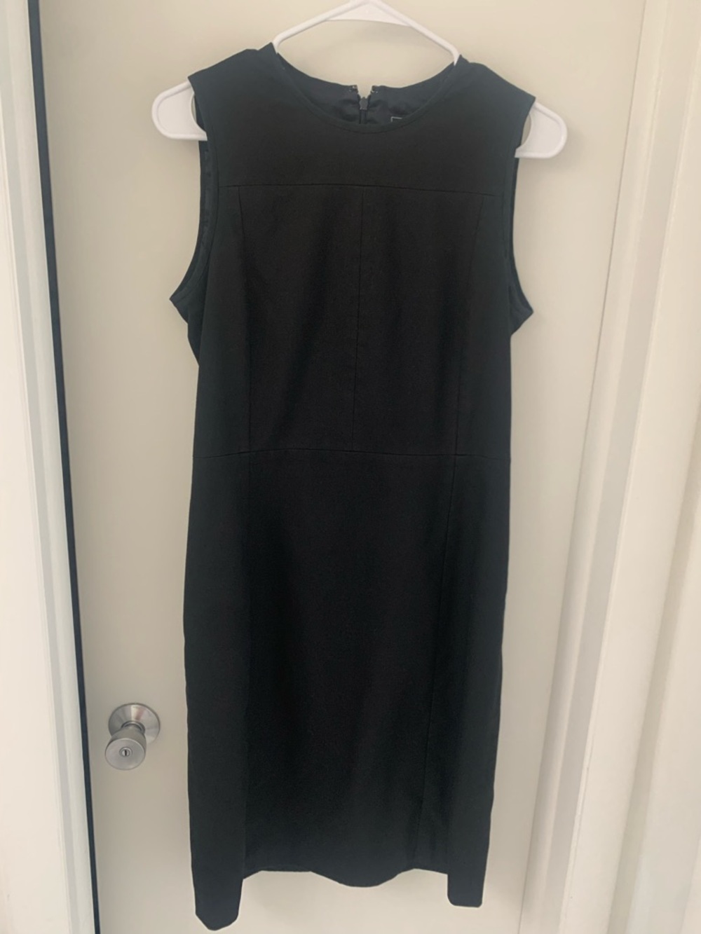 Tiffany & Co. Sleeveless Black Midi Sheath Dress